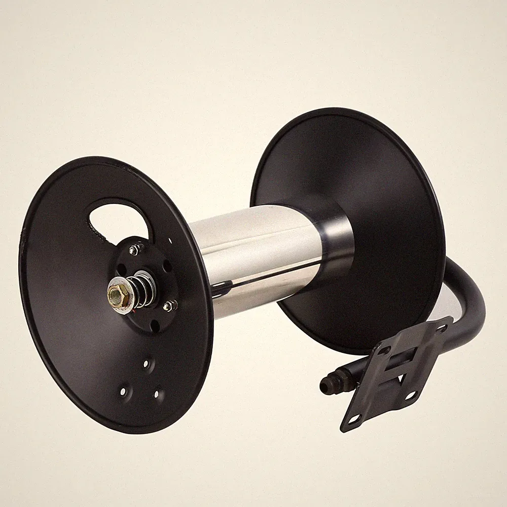 Pressure Washer Hose Reel 100 ft x 3/8 inch Steel Wall Floor Mount 4000PSI