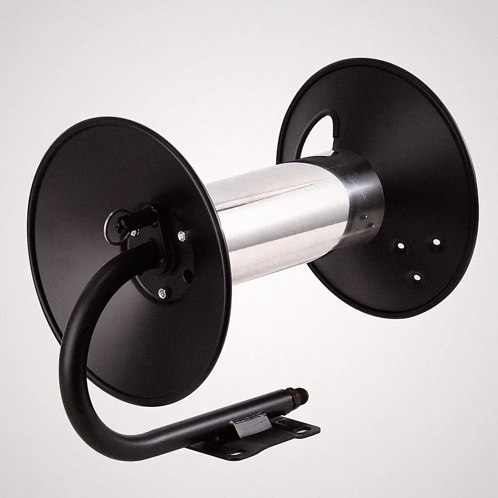 Pressure Washer Hose Reel 100FT High Pressure Hose Reel W/Hand Crank 3/8" Connec