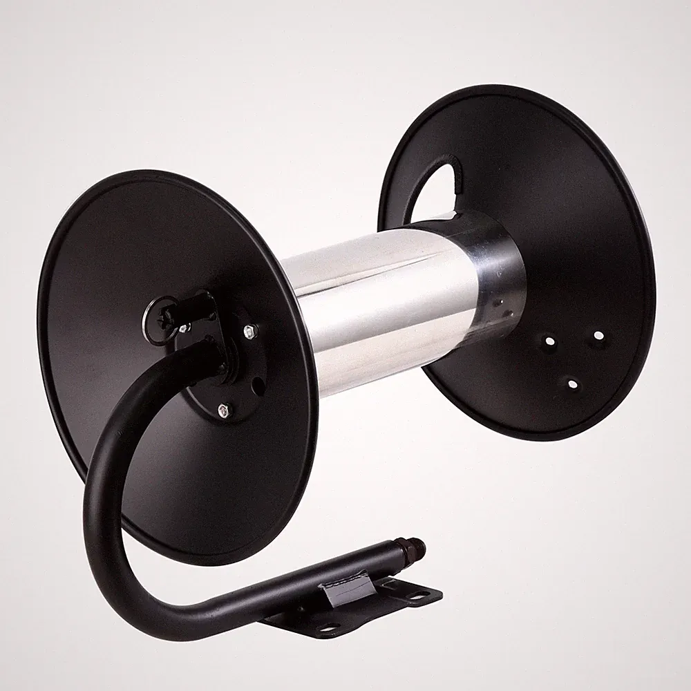 Pressure Washer Hose Reel 100FT High Pressure Hose Reel W/Hand Crank 3/8" Connec