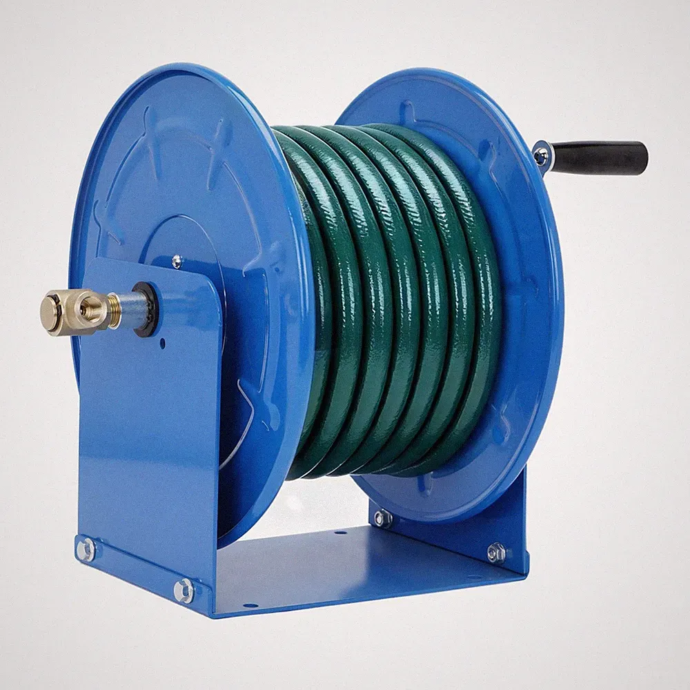 Pressure Washer Hose Reel - 100FTx3/8 200FTx1/4” 4500PSI Heavy Duty Metal Ree...