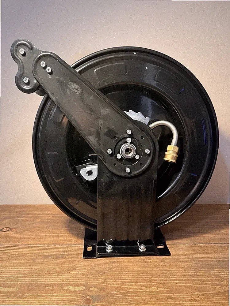 Pressure Washer Hose Reel 3/8” x 50ft Retractable Auto Rewind 4000PSI Heavy Duty