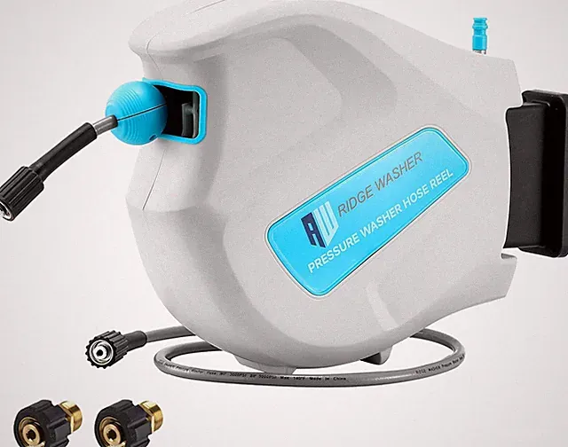 Pressure Washer Hose Reel, 65 FT X 1/4''