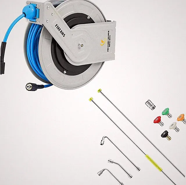 Pressure Washer Hose Reel with Hose, Pressure Washer Extension Wand