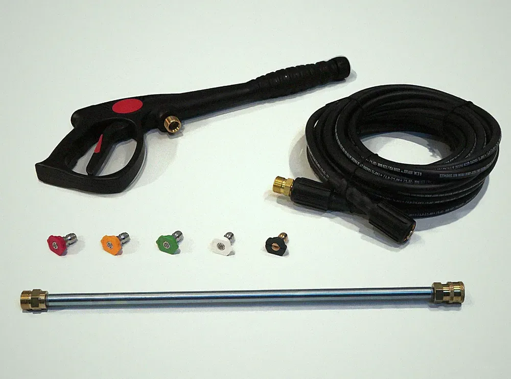 Pressure Washer Hose, Spray Gun, Wand & Tips Kit for Homelite, Ryobi 308760009