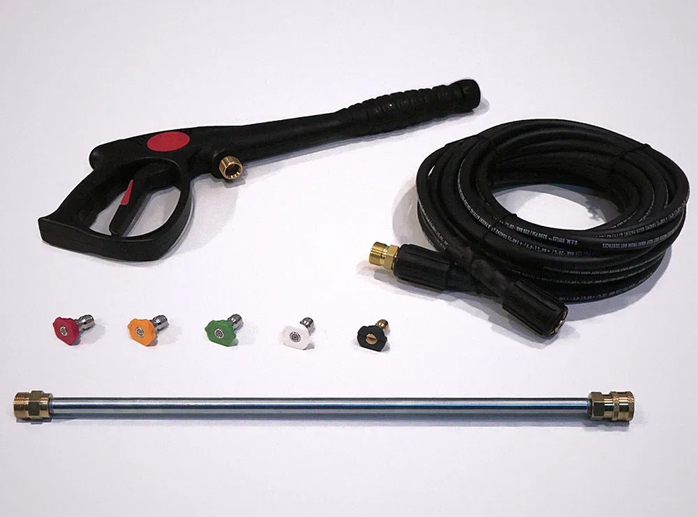 Pressure Washer Hose, Spray Gun, Wand & Tips Kit for MTM Hydro 10.0339, 100339