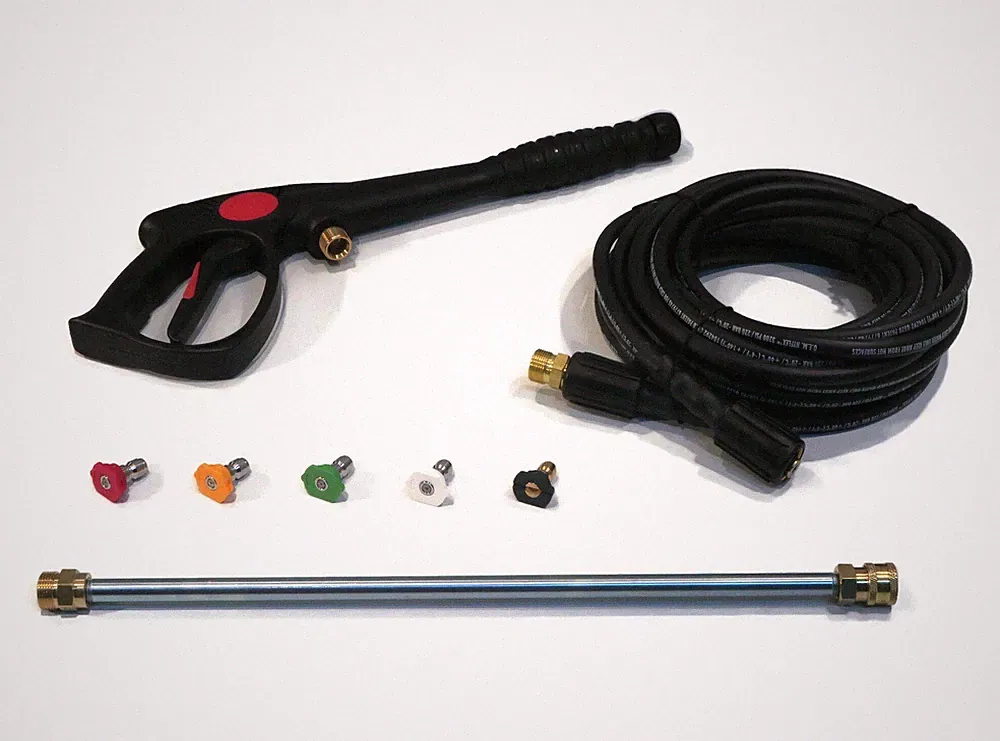 Pressure Washer Hose, Spray Gun, Wand & Tips Kit for MTM Hydro 10.0339, 100339