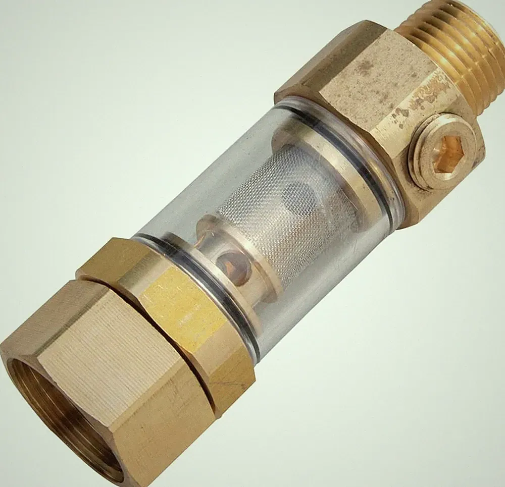 Pressure Washer Inlet Filter 300 PSI Max 3/4" Inlet 1/4" Bypass Port