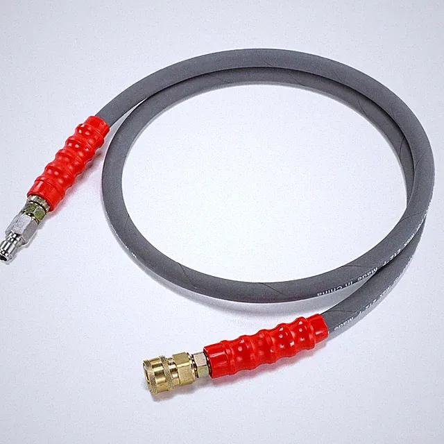 Pressure Washer Jumper Hose 5 FT Whip Hose Reel Connector 3/8 Inch Quick