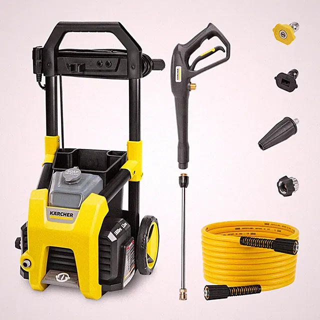 Pressure Washer K1800PS, CETA Certified, 3 Spray Nozzles, Detergent Tank, for...