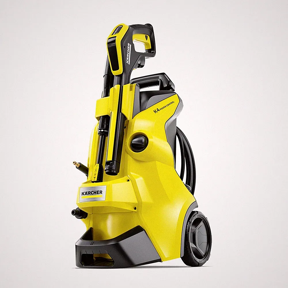 Pressure Washer K4 Power Control 1900 PSI 26 ft Hose Yellow Karcher Spray Wands