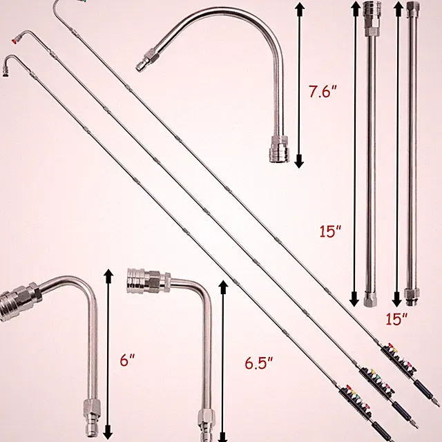 Pressure Washer Lance with Atomization Tips