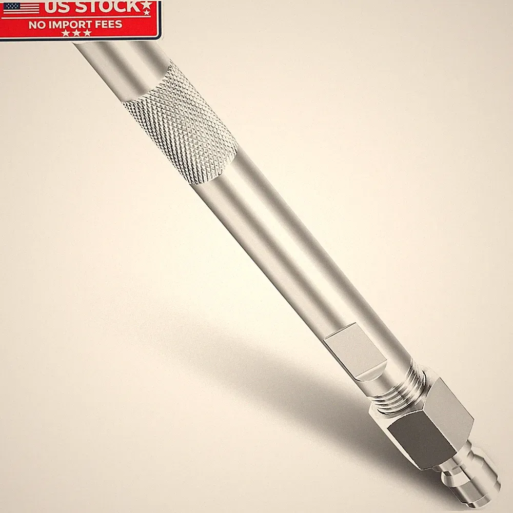 Pressure Washer Long Range Chemical Nozzle, 1.2- 3.5 GPM, Silver