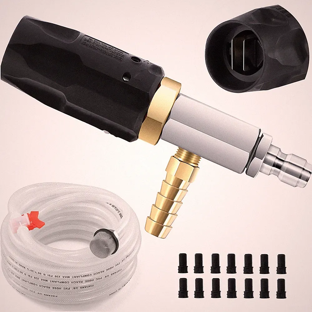 Pressure Washer Long Range Nozzle 4-4.5 GPM with 45FT Braid Hose