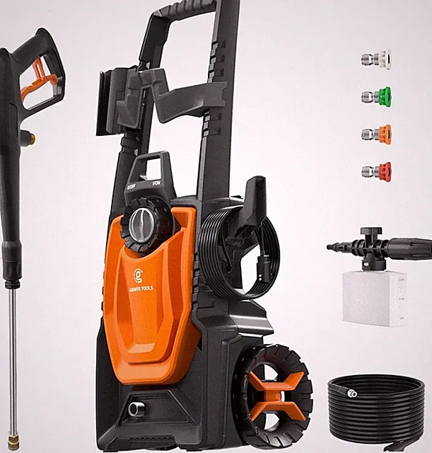 Pressure Washer, Max 2400 PSI, 2.3 GPM Electric Power Washer with 4 Quick-Con...