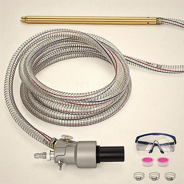 Pressure Washer Media Cleaning Kit, 5000 PSI, Wet Surface Prep, 18 FT Hose