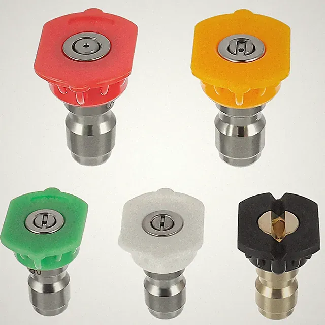 Pressure Washer multiple degrees Nozzles Tips Set with 1/4 Inch Quick Connect...