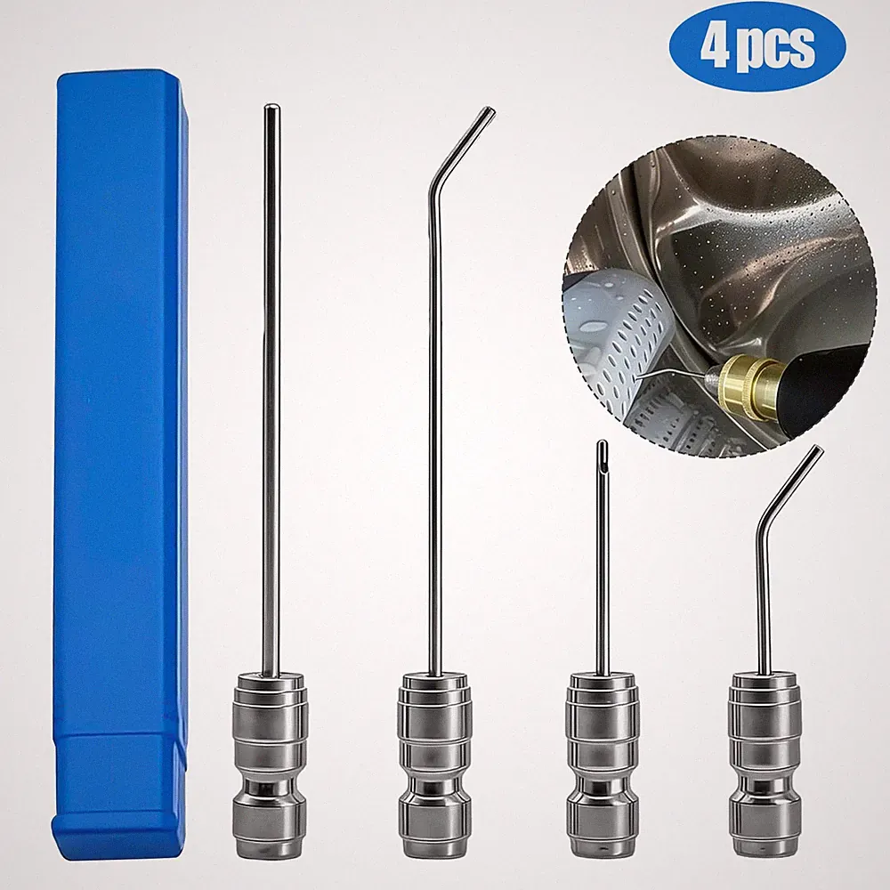 Pressure Washer Needle Nozzle Kit 1/4 Quick Connect Flush Wand for Appliance Use