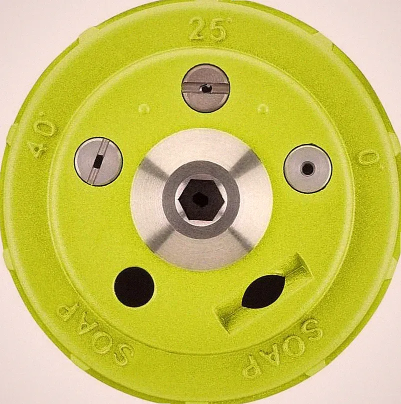 Pressure Washer Nozzle 3300 PSI for Gas Electric 5-In-1 Tip