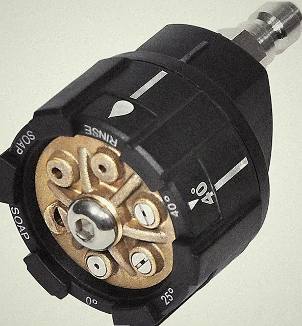 Pressure Washer Nozzle, 6-in-1 Quick Changeover & Easy Adjustable, Power Washer