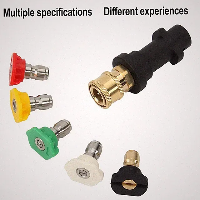 Pressure Washer Nozzle Adapter Set for Karcher K2 K3 K4 K5 K7 Foam Pot Quick Fit