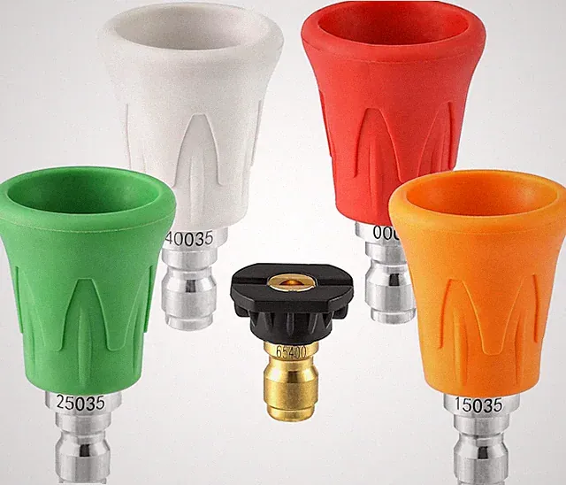 Pressure Washer Nozzle Guard, Stainless Steel High Power Washer Nozzle Tips Set