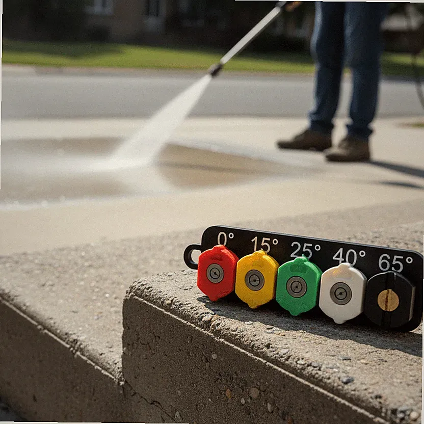 Pressure Washer Nozzle Holder 3D Printed Storage Rack
