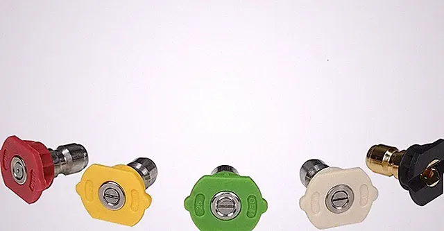 Pressure Washer Nozzle Set 80145 for Simpson Gas Electric 3600 PSI 1/4