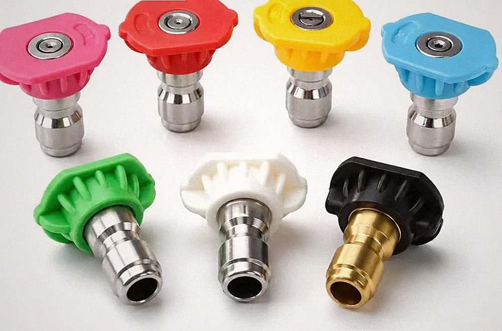Pressure Washer Nozzle Tips, 025 Orifice Pressure Washer Tips, 2.5 GPM, 7 Differ