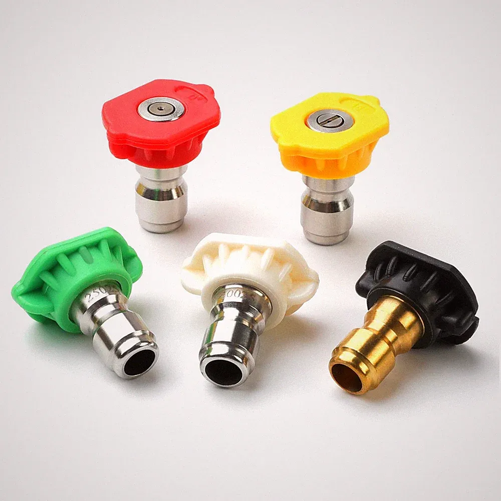 Pressure Washer Nozzle Tips 5Pack, 2.5 GPM Orifice 2.5, 1/4" Quick Connect, 0...