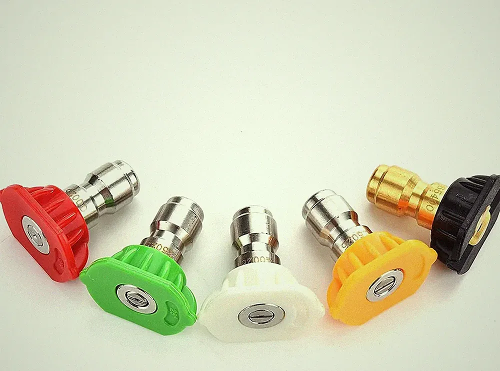 Pressure Washer Nozzle Tips Multiple Degrees, 1/4", 2.5 GPM, Power Washer Tips S
