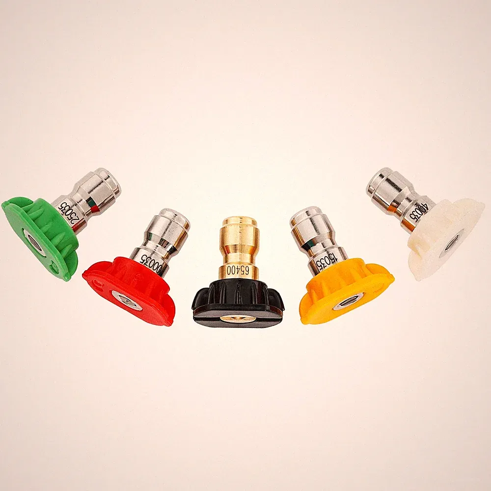 Pressure Washer Nozzle Tips Multiple Degrees, 1/4 Inch, 3.5 GPM