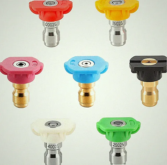 Pressure Washer Nozzle Tips, Multiple Degrees, 2.5 GPM, 7 Pack | 1/4