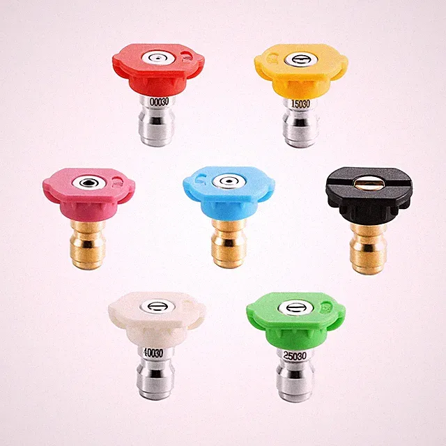 Pressure Washer Nozzle Tips, Multiple Degrees, 3.0 GPM, 7 Pack
