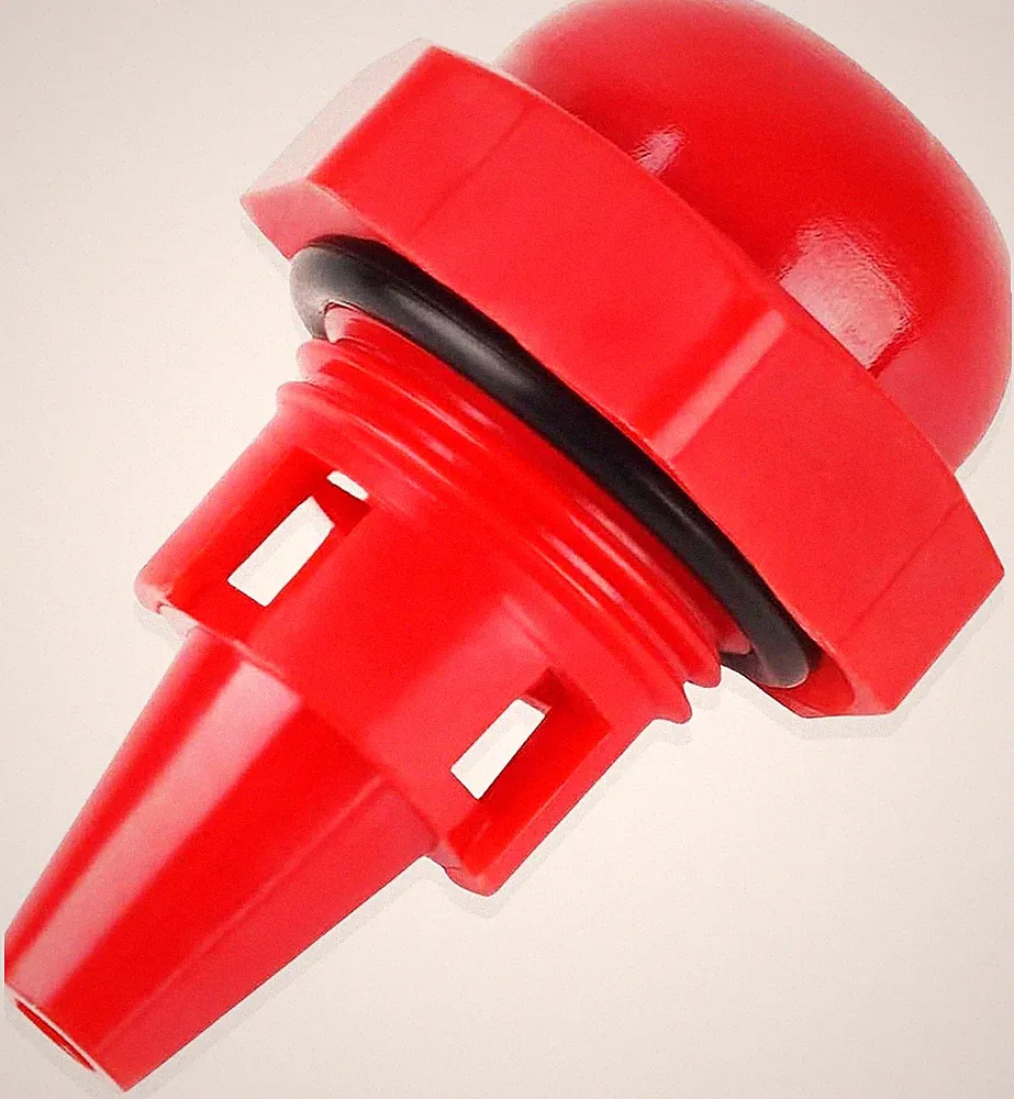 Pressure Washer Oil Pump Cap Replacement for Cat 46798 with O-Ring Red