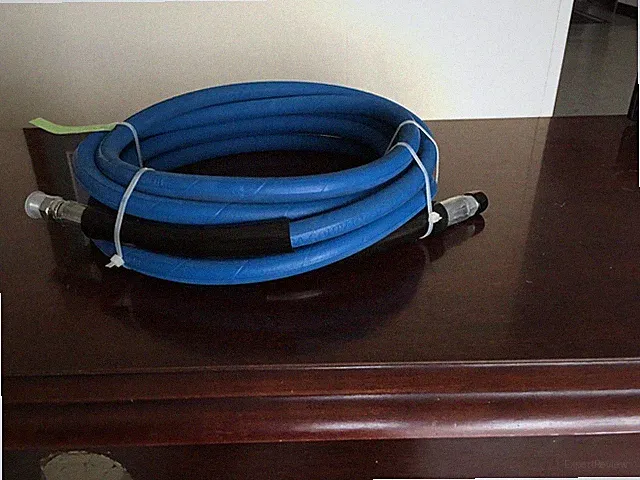 Pressure Washer Parts 20 ft 3/8" Blue Non-Marking 4000psi Pressure Hose