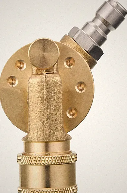 Pressure Washer Pivoting Coupler, 1/4” Quick Connect Gutter Cleaner