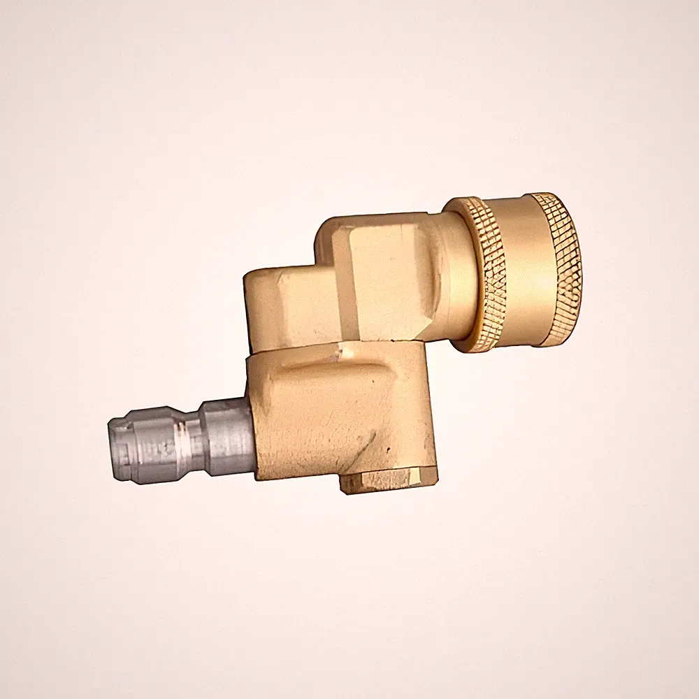 Pressure Washer Pivoting Coupler Attachment 1/4" Quick Connect 3 Angles 4500 PSI