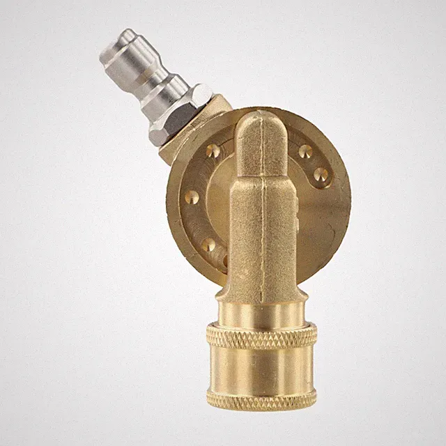 Pressure Washer Pivoting Coupler for Tight Spots with 7 Angles 4500 PSI