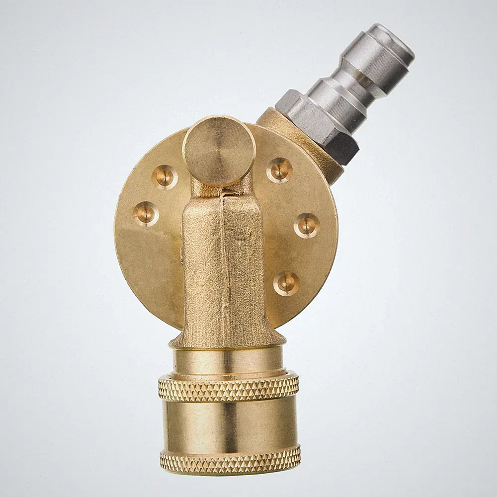 Pressure Washer Pivoting Coupler, Gutter Cleaner Attachment