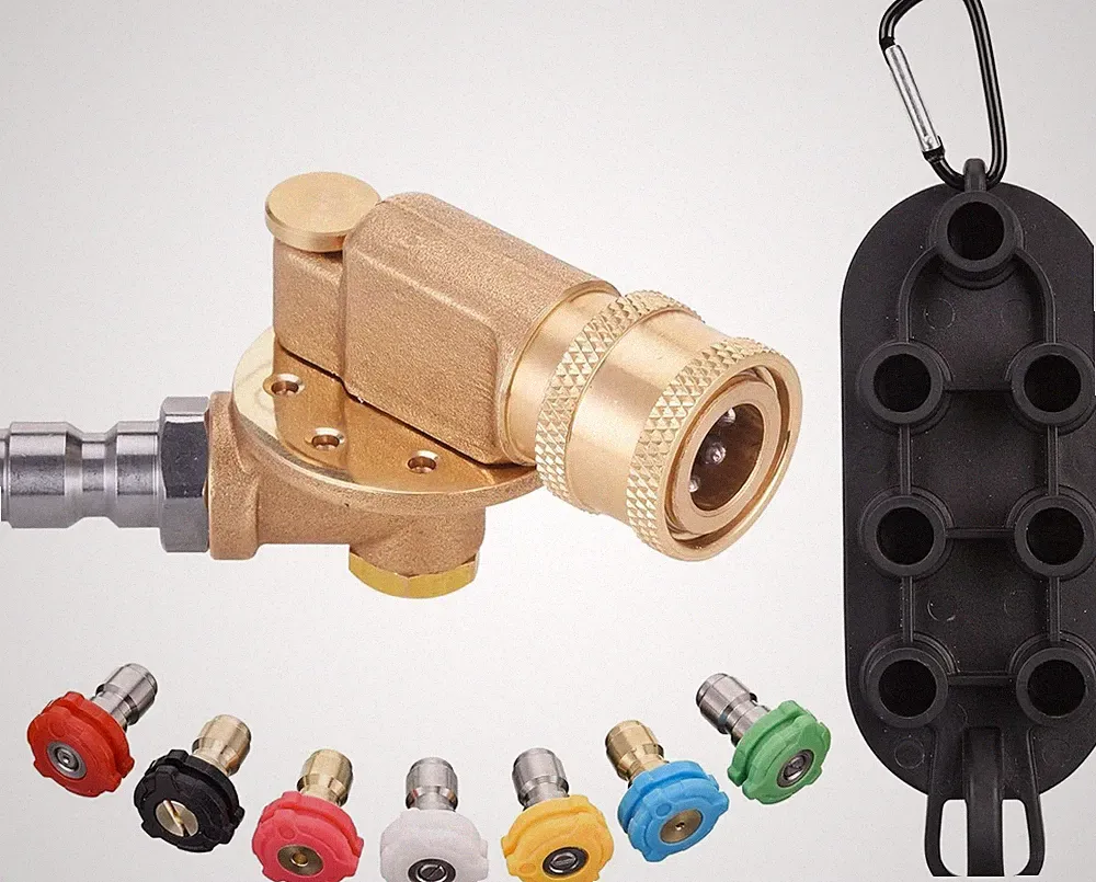 Pressure Washer Pivoting Coupler Kit, 240 Degree Rotation, Pressure Washer Ac...