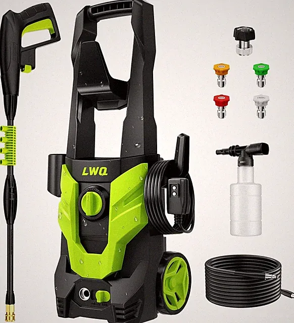 Pressure Washer, Portable Power Washer, 4 Quick Connect Nozzles, High Pressure C
