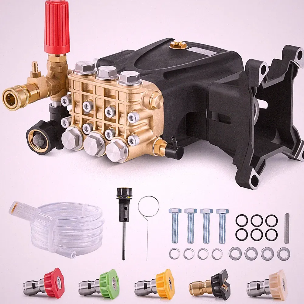 Pressure Washer Pump 1" Shaft Triplex 4200 PSI for Simpson MorFlex