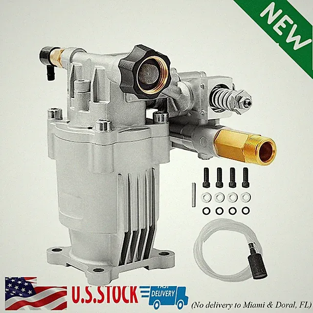 Pressure Washer Pump, 3/4" Shaft Horizontal, 2500-3400PSI, 2.5 GPM, Replacement