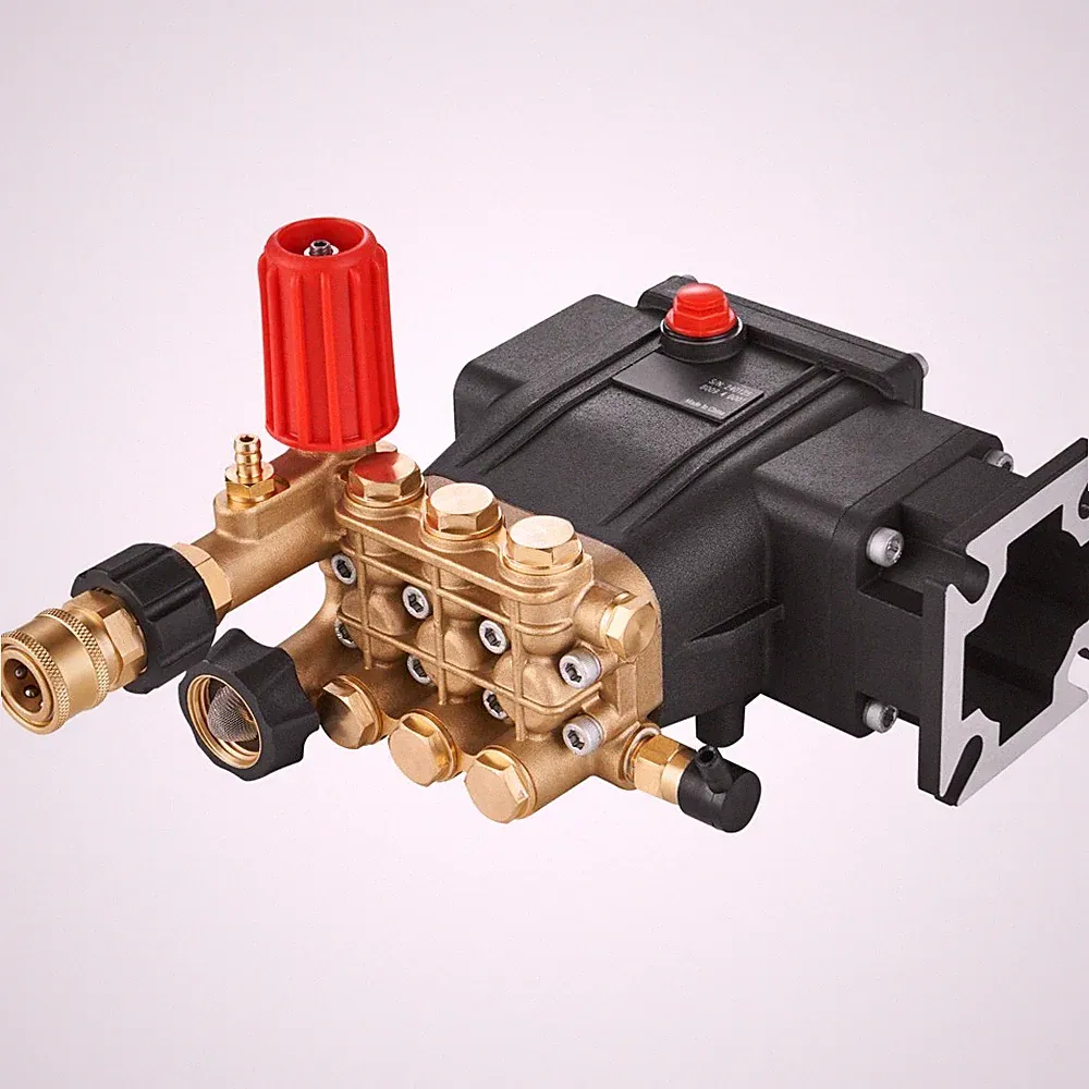 Pressure Washer Pump, 3/4" Shaft Horizontal Triplex Plunger Pump, 3700PSI,2.5GPM