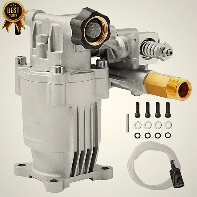 Pressure Washer Pump 3/4in Shaft 2500-3400 PSI 2.5 GPM Replacement Pump