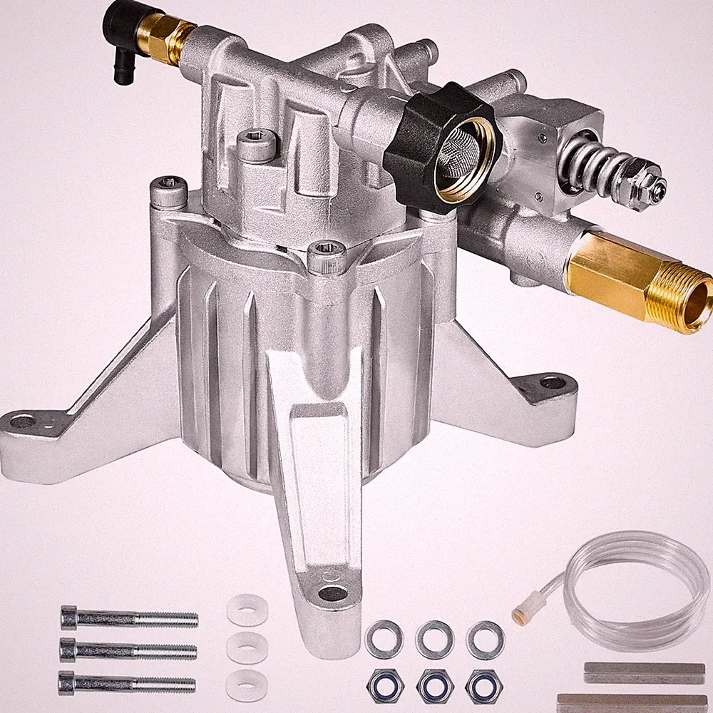 Pressure Washer Pump 7/8 Inch Shaft 3000 PSI 2.5 GPM Rear Inlet Outlet for Power