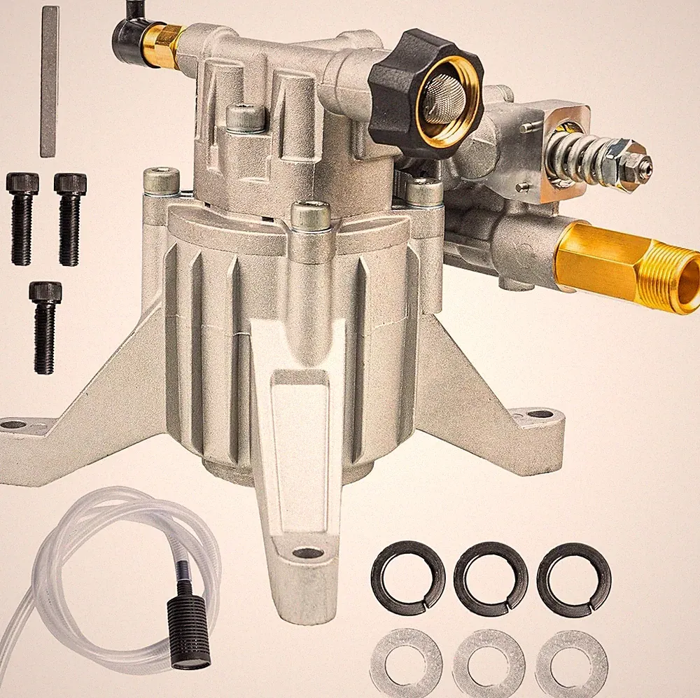 Pressure Washer Pump 7/8" Shaft Vertical 3400 PSI 2.5 GPM For Honda, Simpson