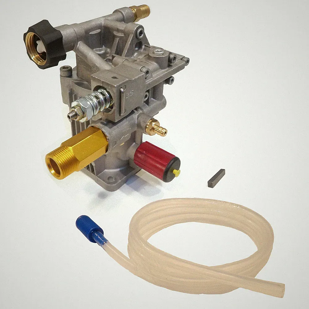 Pressure Washer Pump for MTM Hydro 24.0070, 240070 Keyway Valves Thermal Relief