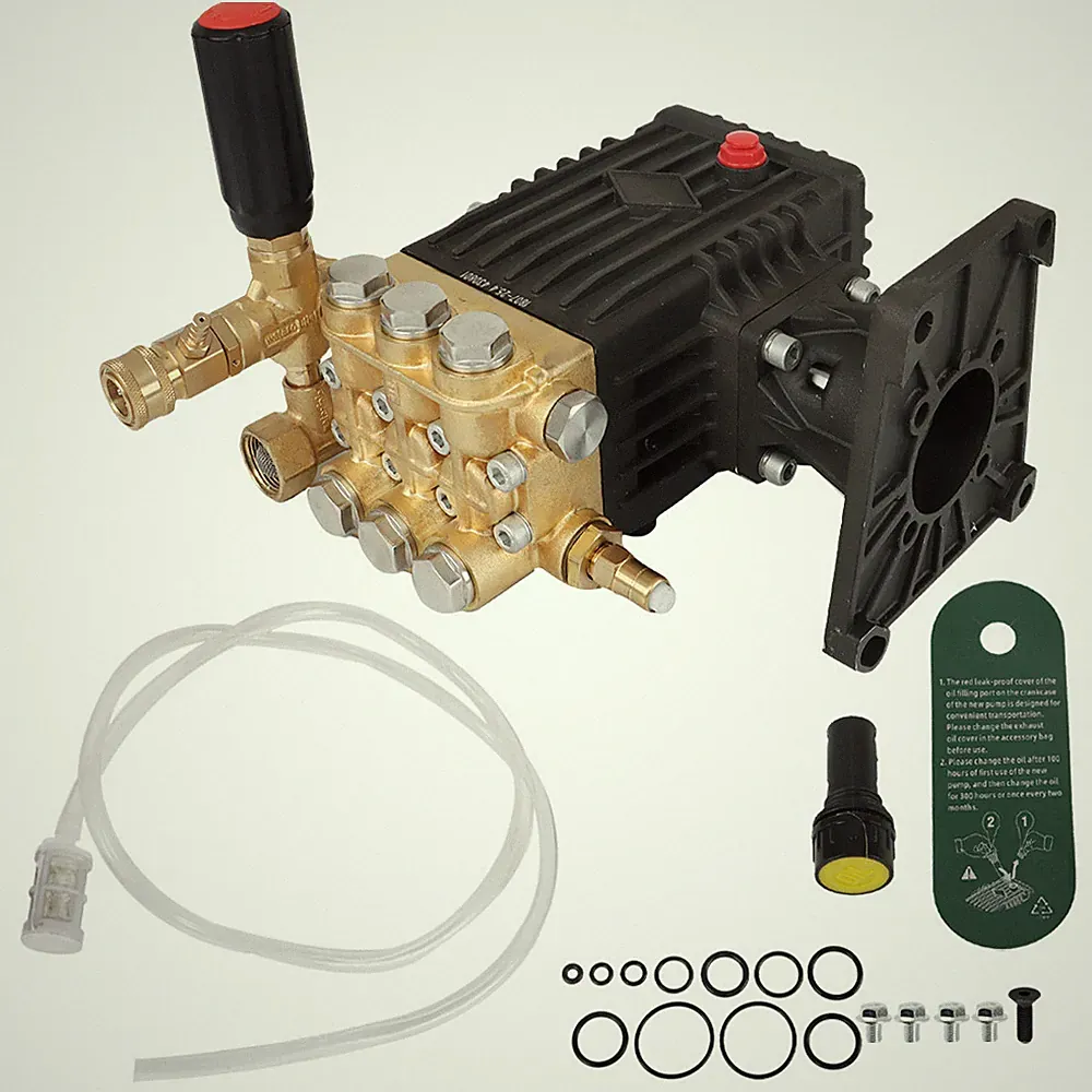 Pressure Washer Pump G: 3000 psi at 4 US gpm, 9 hp at 3400 rpm 1-in Shaft