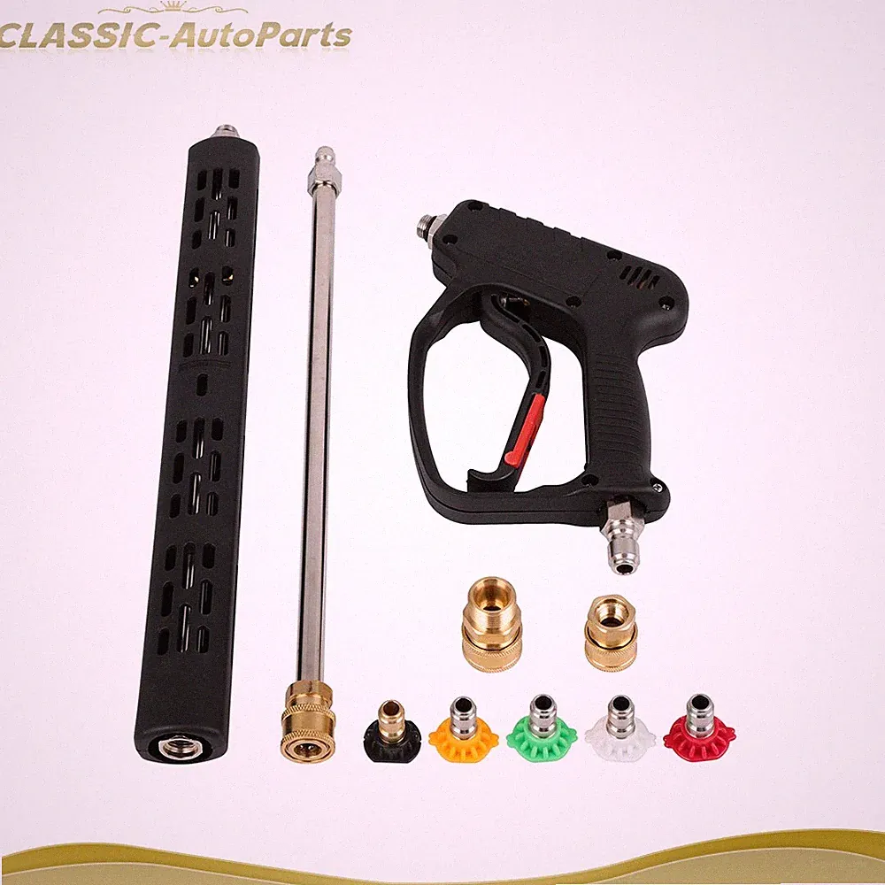 Pressure Washer Pump Gun Wands Swivel Quick Connect M22-14mm 3/8" 4500psi